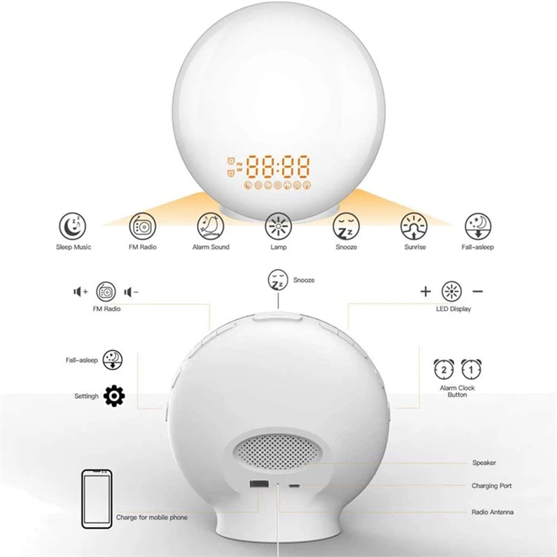 Sunrise Alarm Clock Wake Up Light