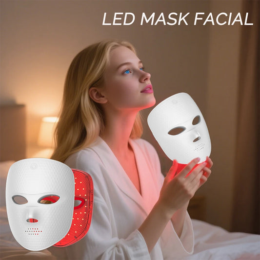 7-Color LED Light Therapy Face Mask — Anti-Ageing Skin Rejuvenation