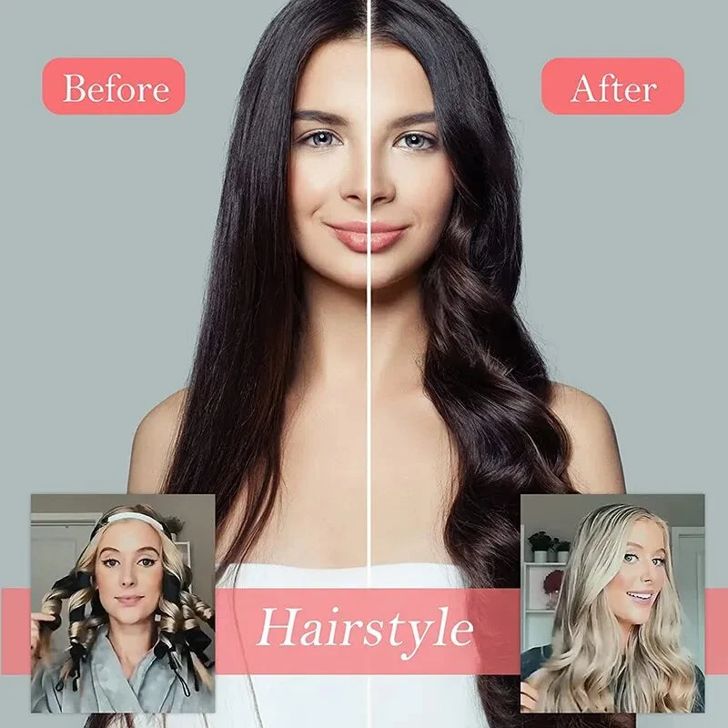 Heatless Hair Curler Set — Silky Overnight Curls, No Heat