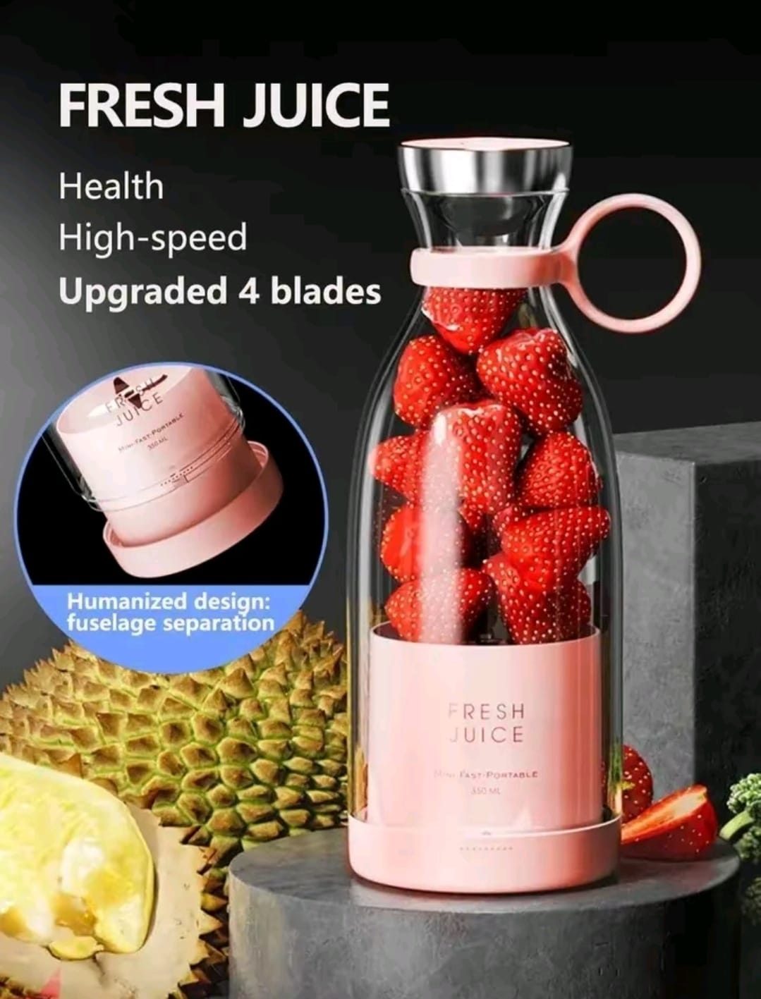 Portable USB Blender — Fresh Smoothies Anywhere, Anytime